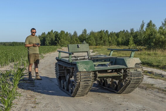 From basement to battlefield: Ukrainian startups create low-cost robots to fight Russia