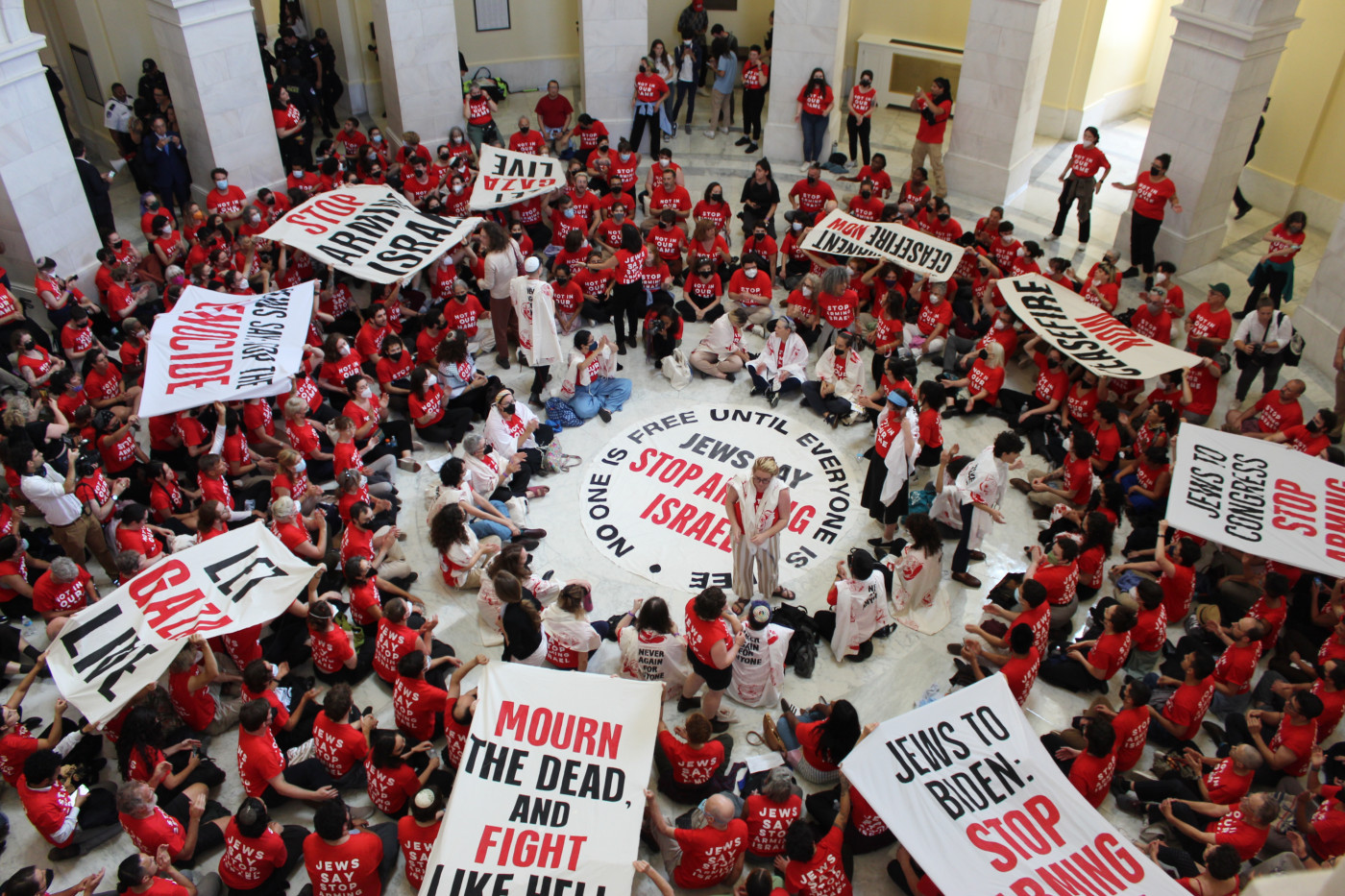 US Capitol Police arrest Jewish activists calling for Israel arms embargo