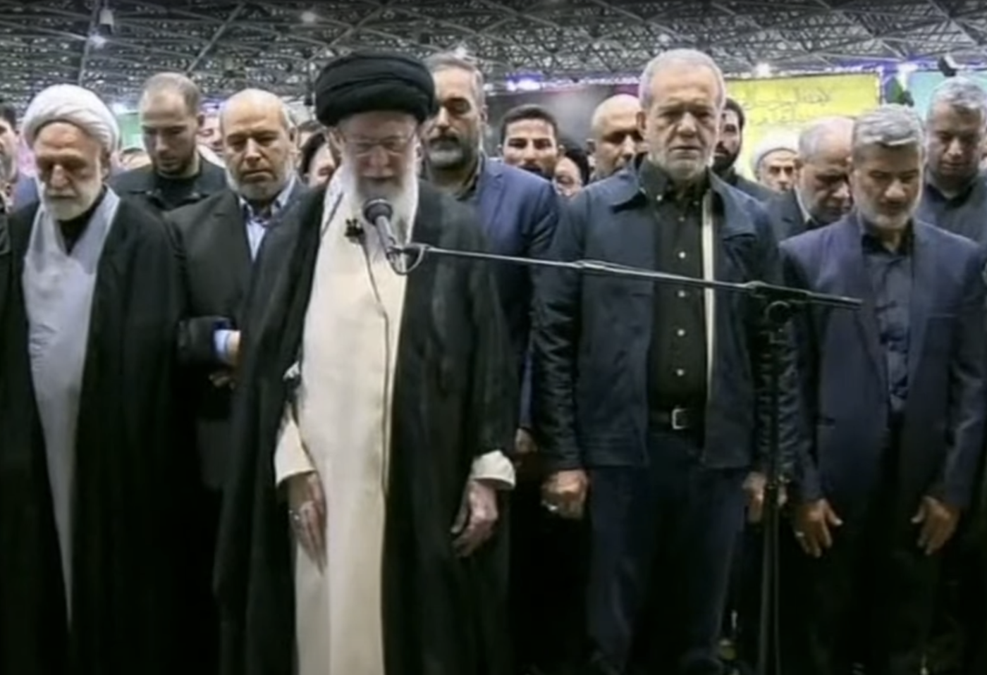 Iran’s Khamenei leads funeral prayers for Hamas chief Haniyeh