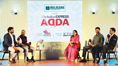 ‘We had to figure things out on  our own. If things have improved for the next generation, wonderful’: Viswanathan Anand at Express Adda