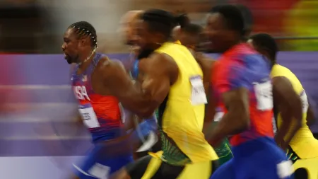 Who after Usain Bolt? Noah Lyles sprints and trash-talks his way to 100m gold that has grabbed the world’s attention