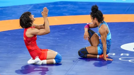 Vinesh Phogat’s brutal takedown of Yusneylis Guzman to reach Paris 2024 final: Plucky, dreamy, and pugnacious