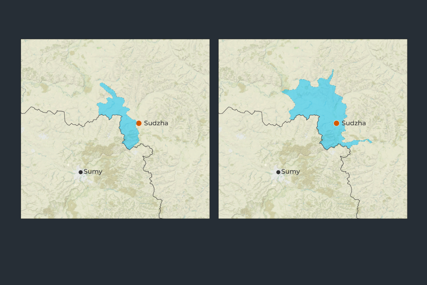 Mapping Ukraine’s surprise incursion into Russia’s Kursk region