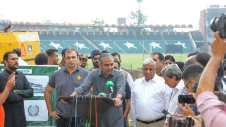 Pakistan Cricket Board chief laments ‘zameen asman ka faraq’ between their stadiums and world’s facilities