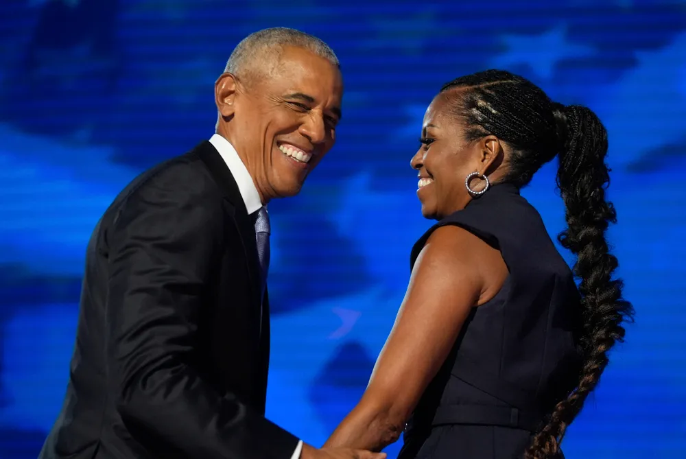 Obamas and Emhoff take centre stage – key takeaways from DNC Day 2