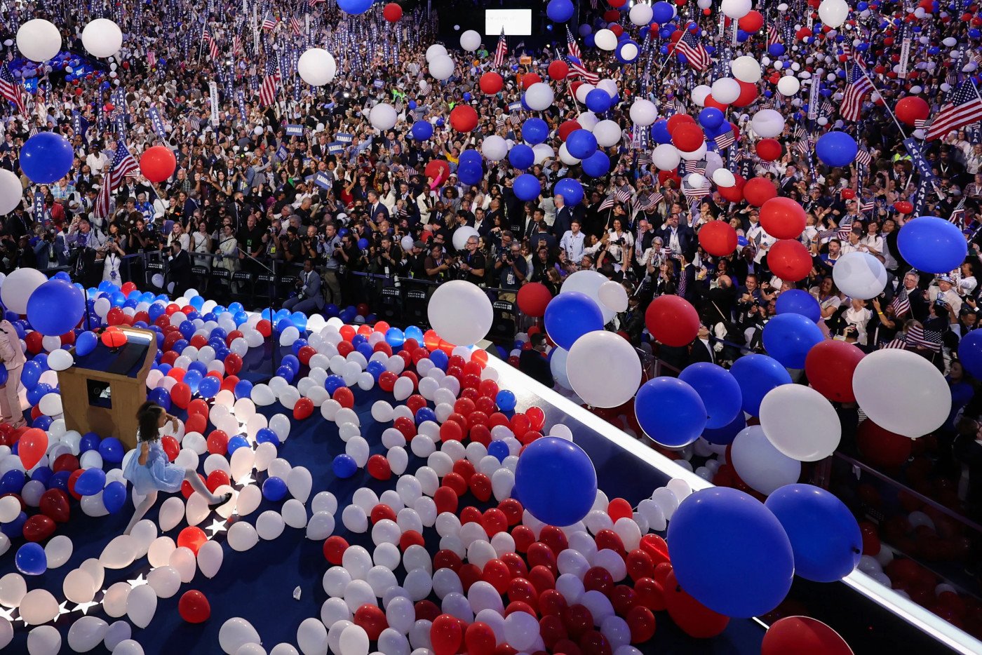 Parties and grief: A stark contrast at the Democratic National Convention