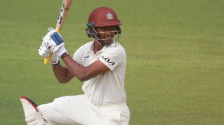 Sai Sudharsan scores maiden County century for Surrey against Nottinghamshire