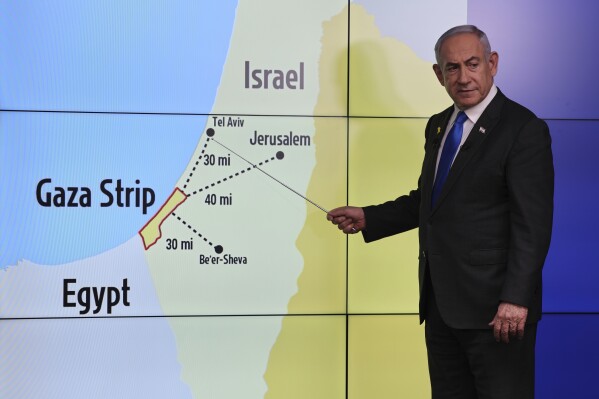 Israel’s Netanyahu demands open-ended control of Gaza’s border with Egypt