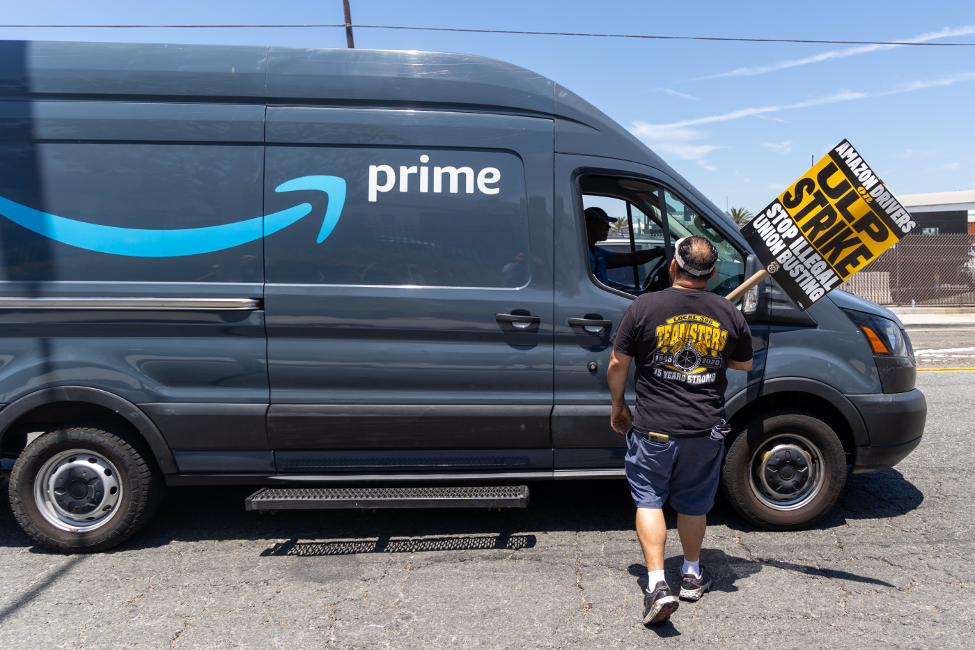 Amazon is 'joint employer' of some contracted delivery drivers, labor group says