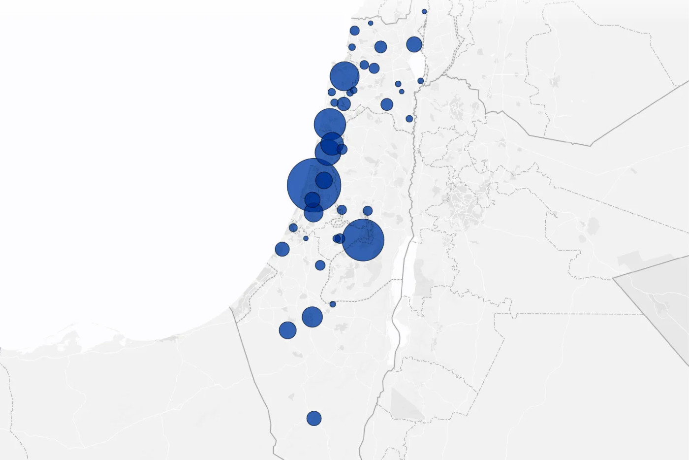 Mapping Israeli protests since October 7