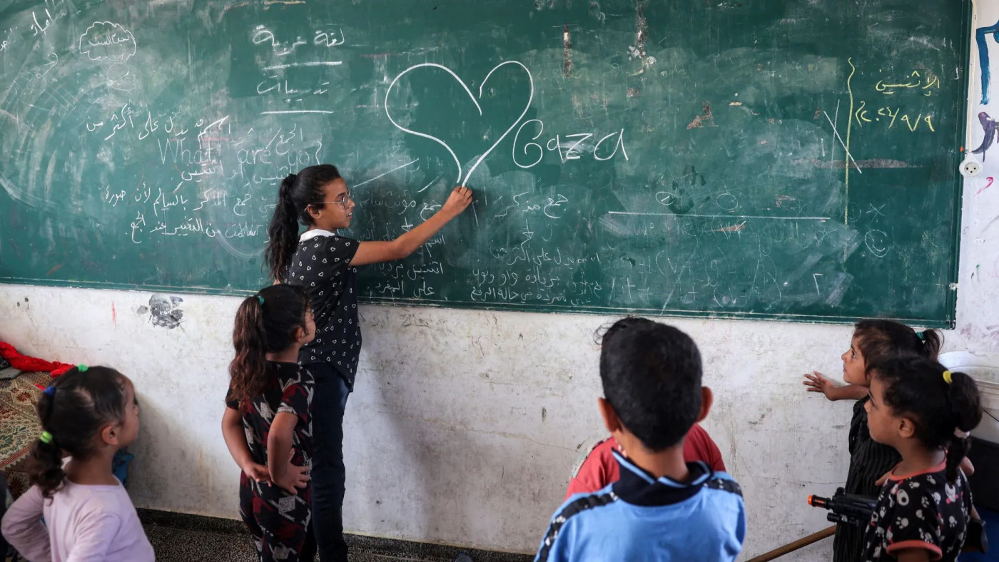 How do Palestinians in Gaza resist Israel’s attacks on education?