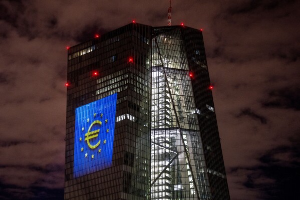 European Central Bank cuts benchmark rate by a quarter point as inflation declines