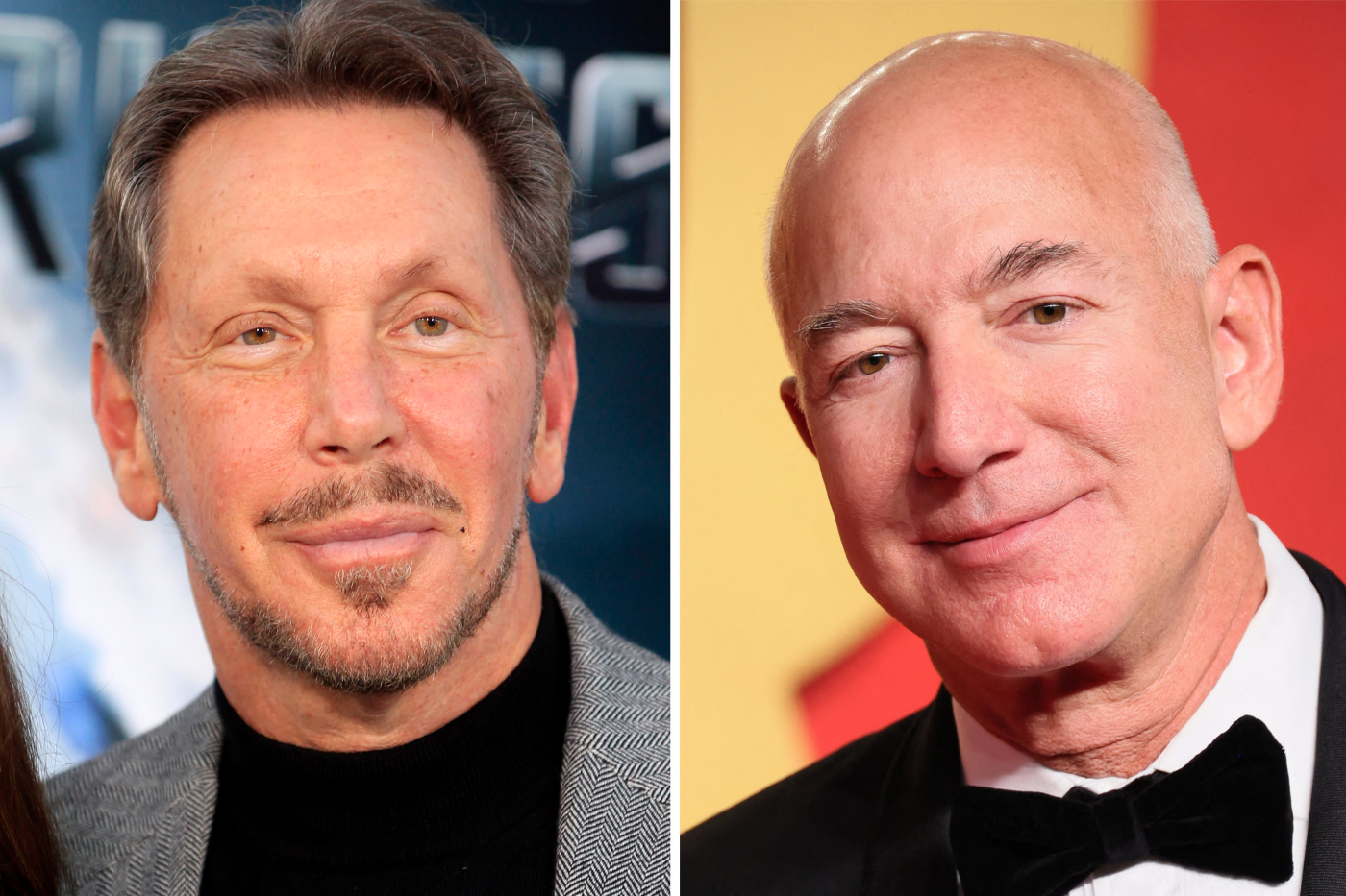 Oracle's Larry Ellison briefly tops Jeff Bezos to become world's second-richest person