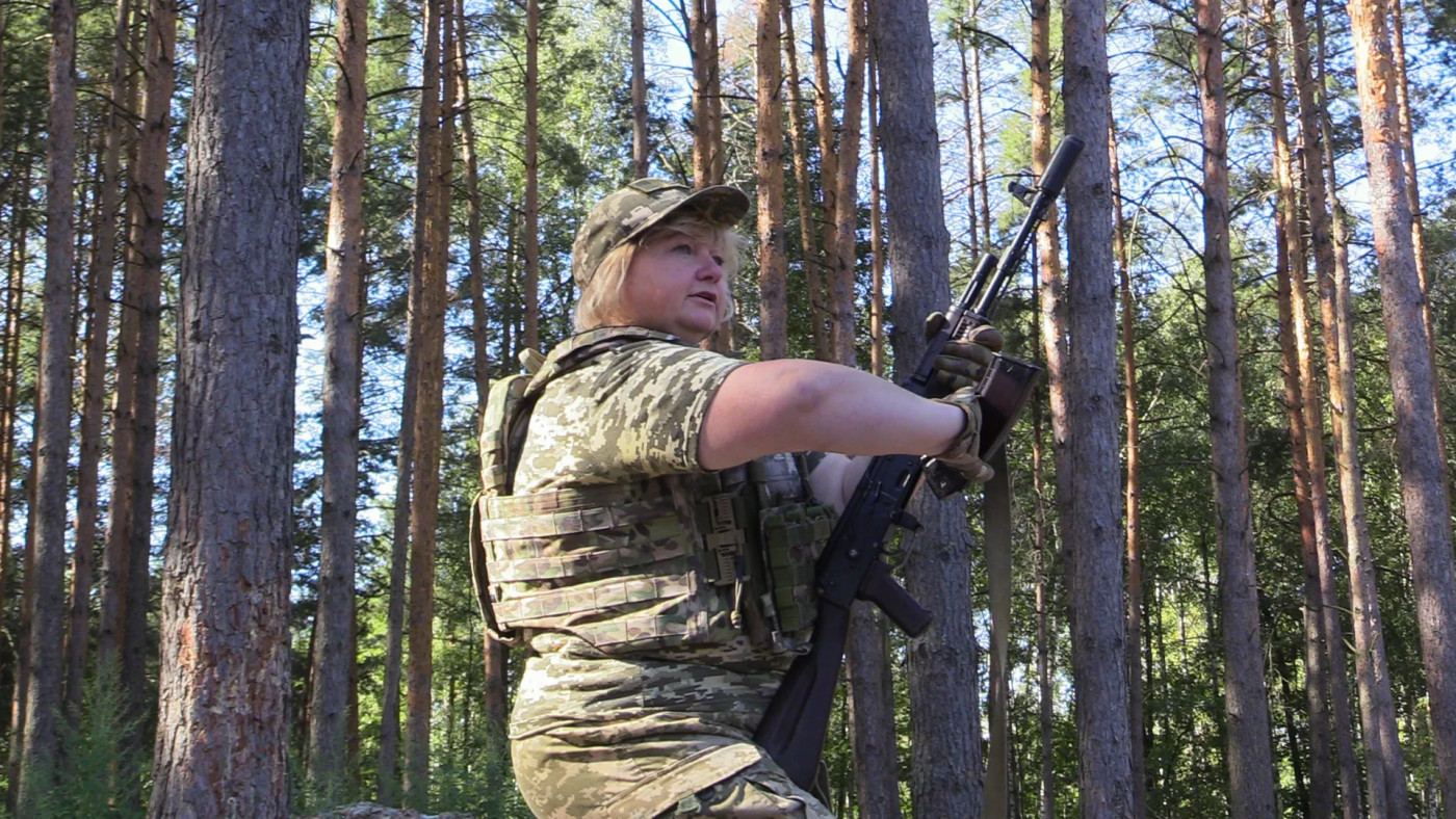 Ukraine’s ‘Bucha witches’ volunteer to shoot down Russian drones