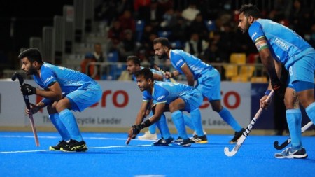 Mentor figure Raj Kumar Pal combines with Uttam Singh as India rout Korea 4-1 to set up Asian Champions Trophy final against China