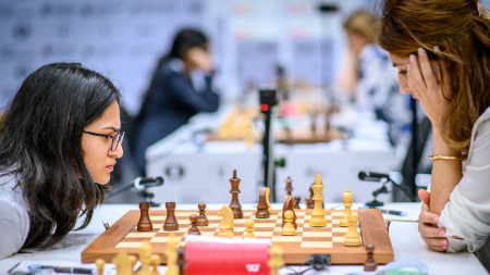 Chess Olympiad: IM Vantika Agrawal fights severe time pressure to beat grandmaster Bella Khotenashvilli