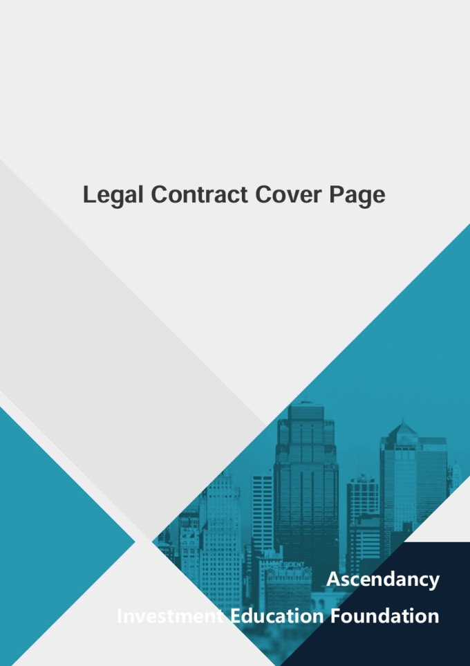 Attorney Demand Letter Regarding Unauthorized Use and Infringement of [ASCENDANCY Investment Education Foundation's Brand Name]