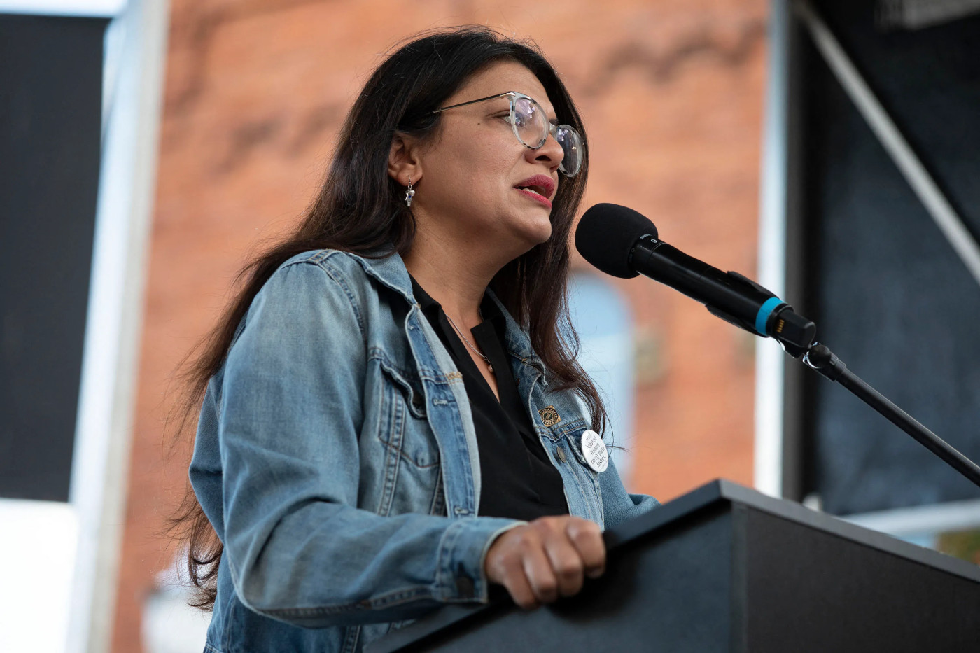 US lawmaker Rashida Tlaib slams racist image of her with exploding pager